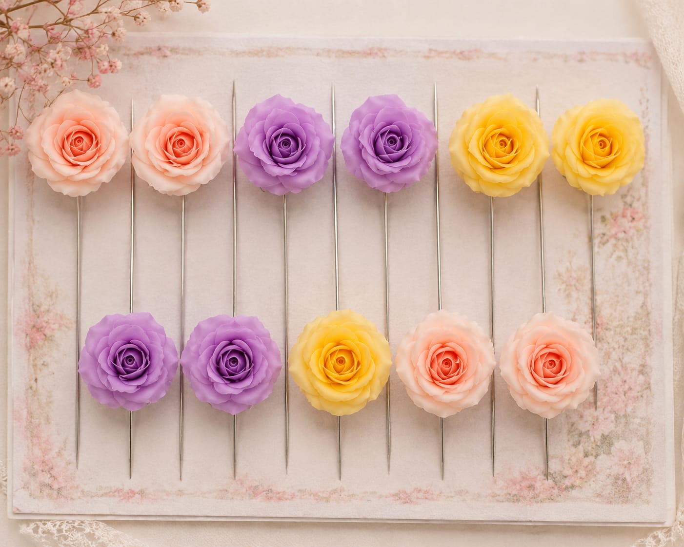 Sección Regalos para invitados en porcelana fría, Flor y Encanto